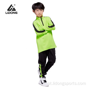 NOVO Design personalizado Fottball Tracksuits Kids Soccer Tracksuits